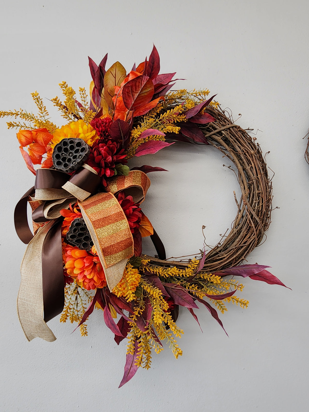 Autumn Harvest - seasonal silk wreaths